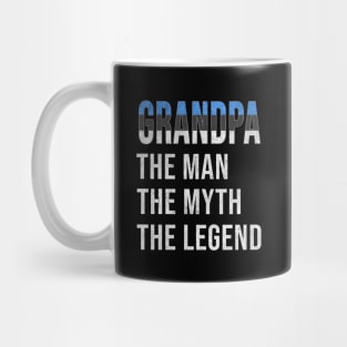 Grand Father Estonian Grandpa The Man The Myth The Legend - Gift for Estonian Dad With Roots From  Estonia Mug